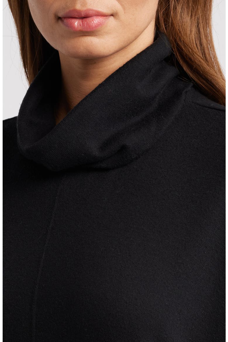 Cowl Neck Tunic, Alternate, color, BLACK