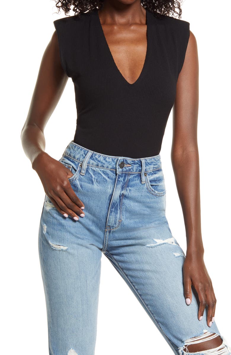 AFRM Ami Rib Bodysuit, Main, color,