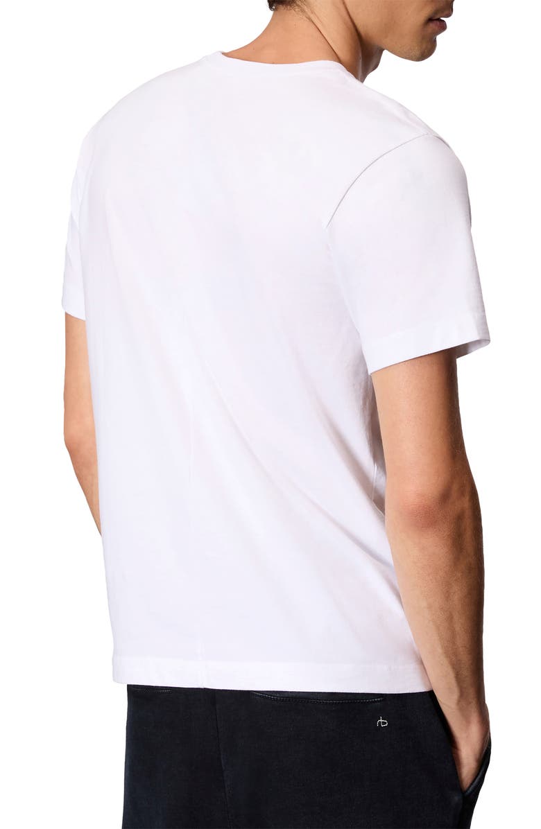 rag & bone Number Five Graphic T-Shirt, Alternate, color, Washed White