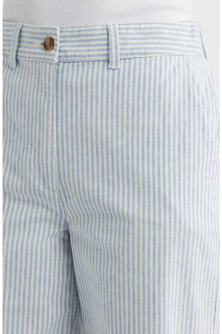 Easy Straight Leg Pants, Alternate, color, IVORY- BLUE JANE STRIPE