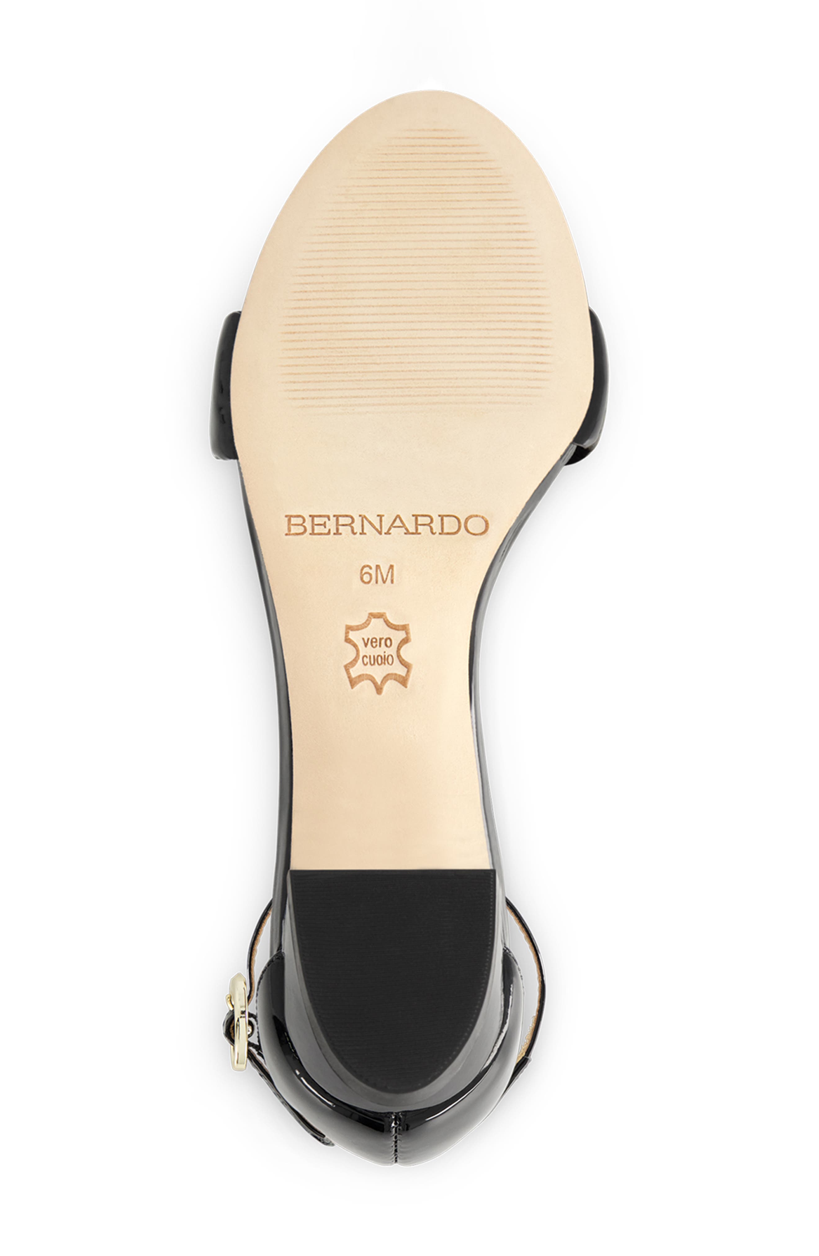 Bernardo Bowie Sandal, Alternate, color, Black Soft Patent