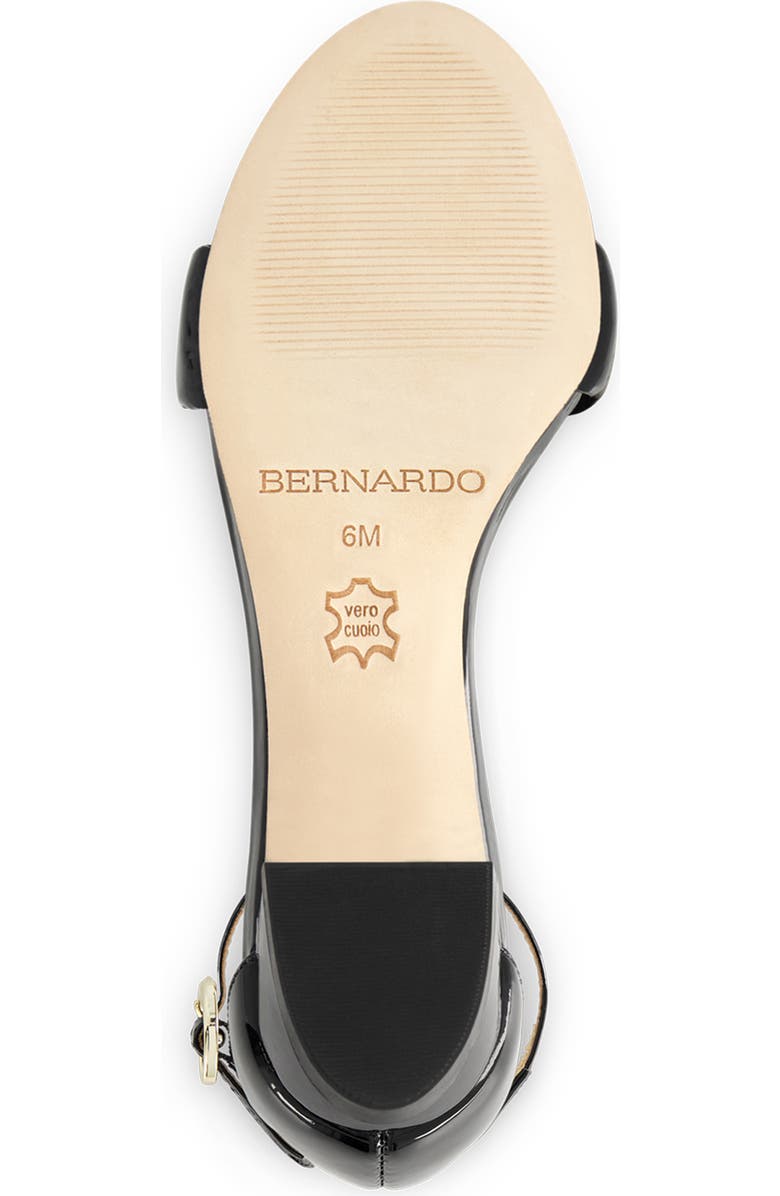 Bernardo Bowie Sandal, Alternate, color, Black Soft Patent