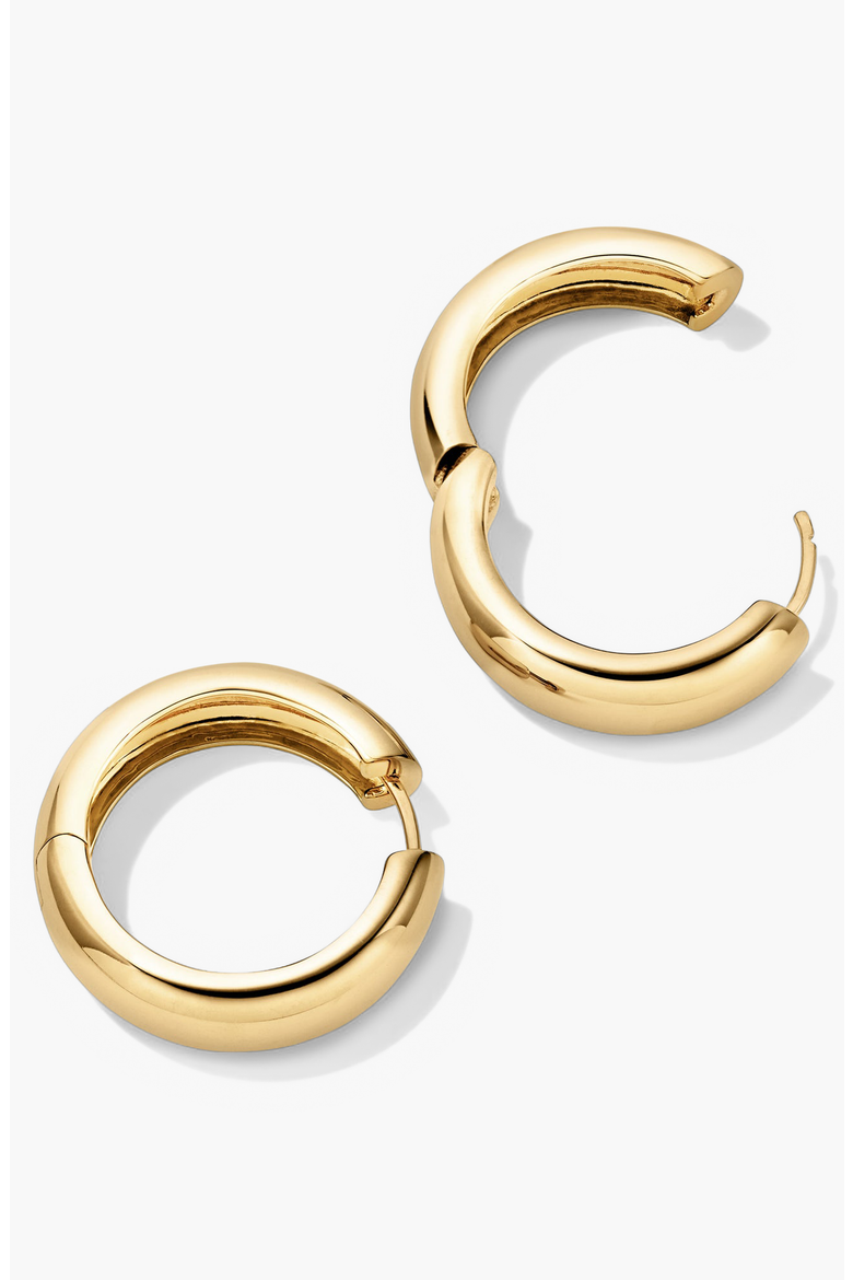 Chunky Hoops, Alternate, color, 18K Gold Vermeil