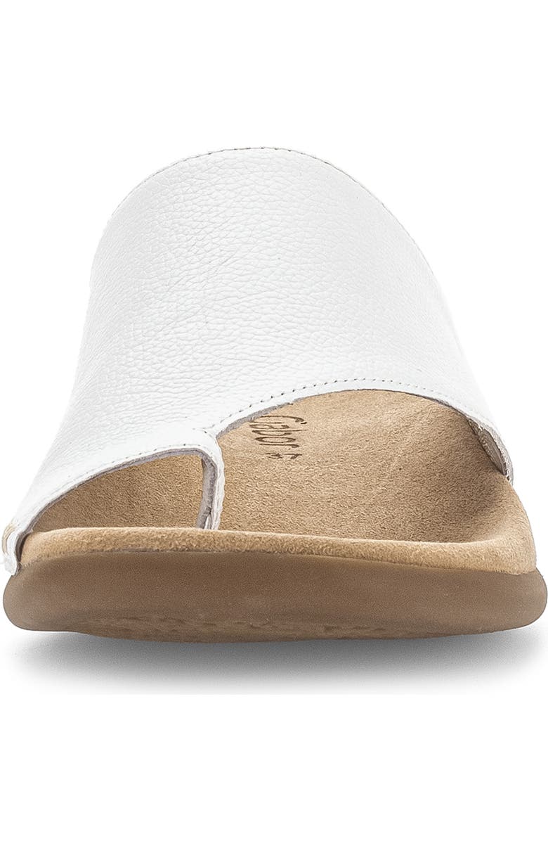 Gabor Asymmetric Flip Flop, Alternate, color, White