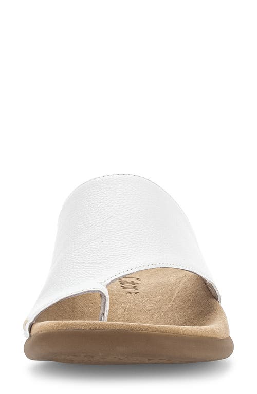 Gabor Asymmetric Flip Flop In White