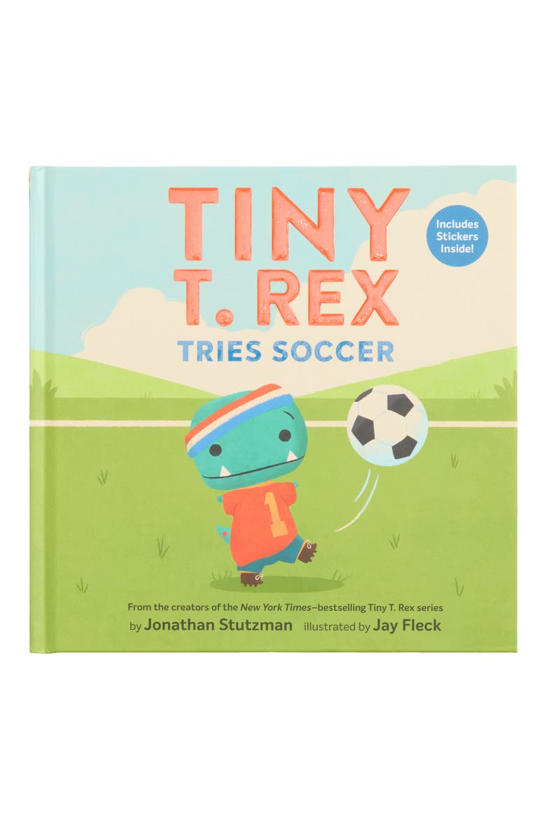 'Tiny T. Rex Tries Soccer' Book, Main, color, MULTI