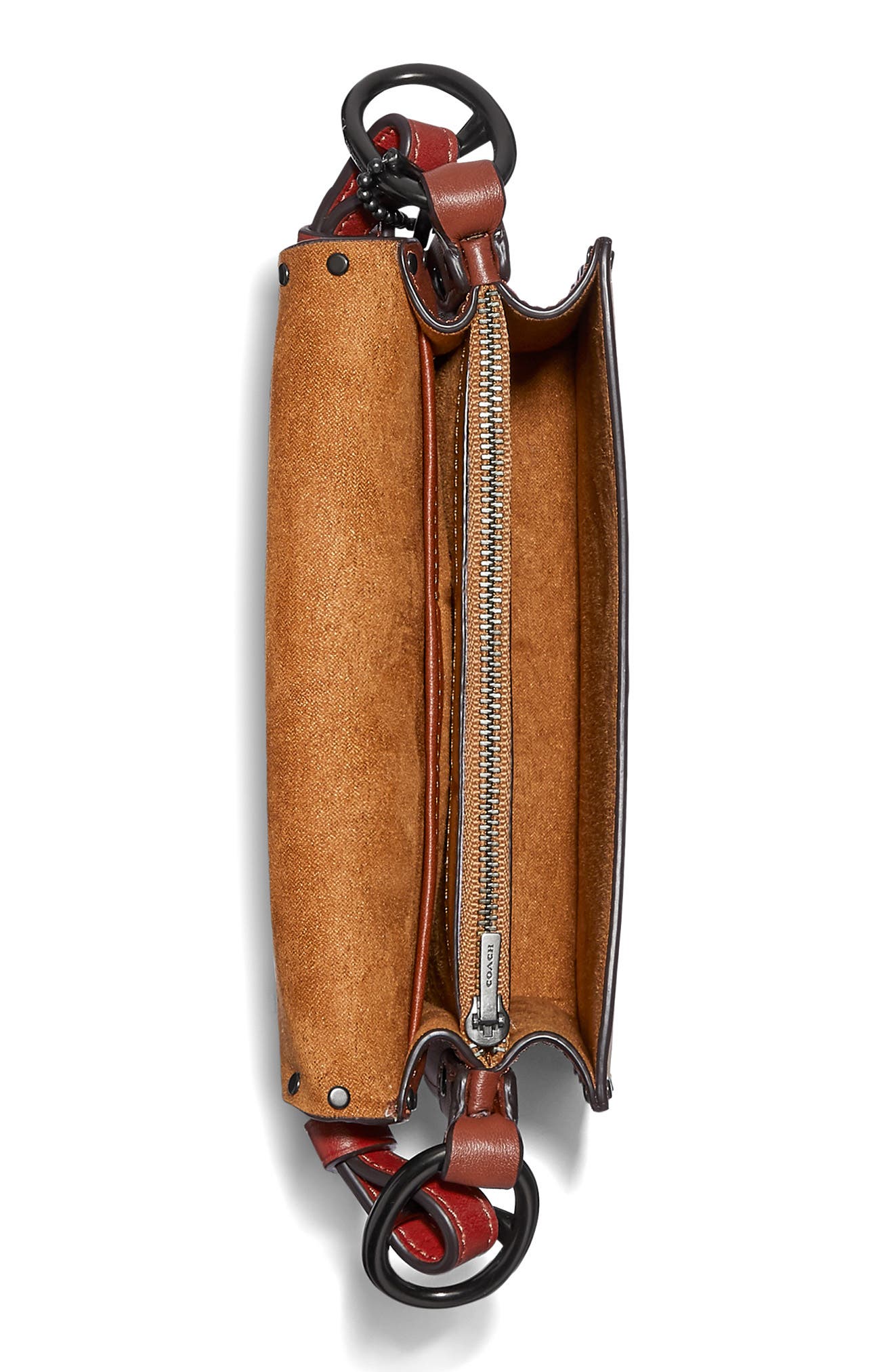 COACH Beat Colorblock Leather Crossbody Bag, Alternate, color, 