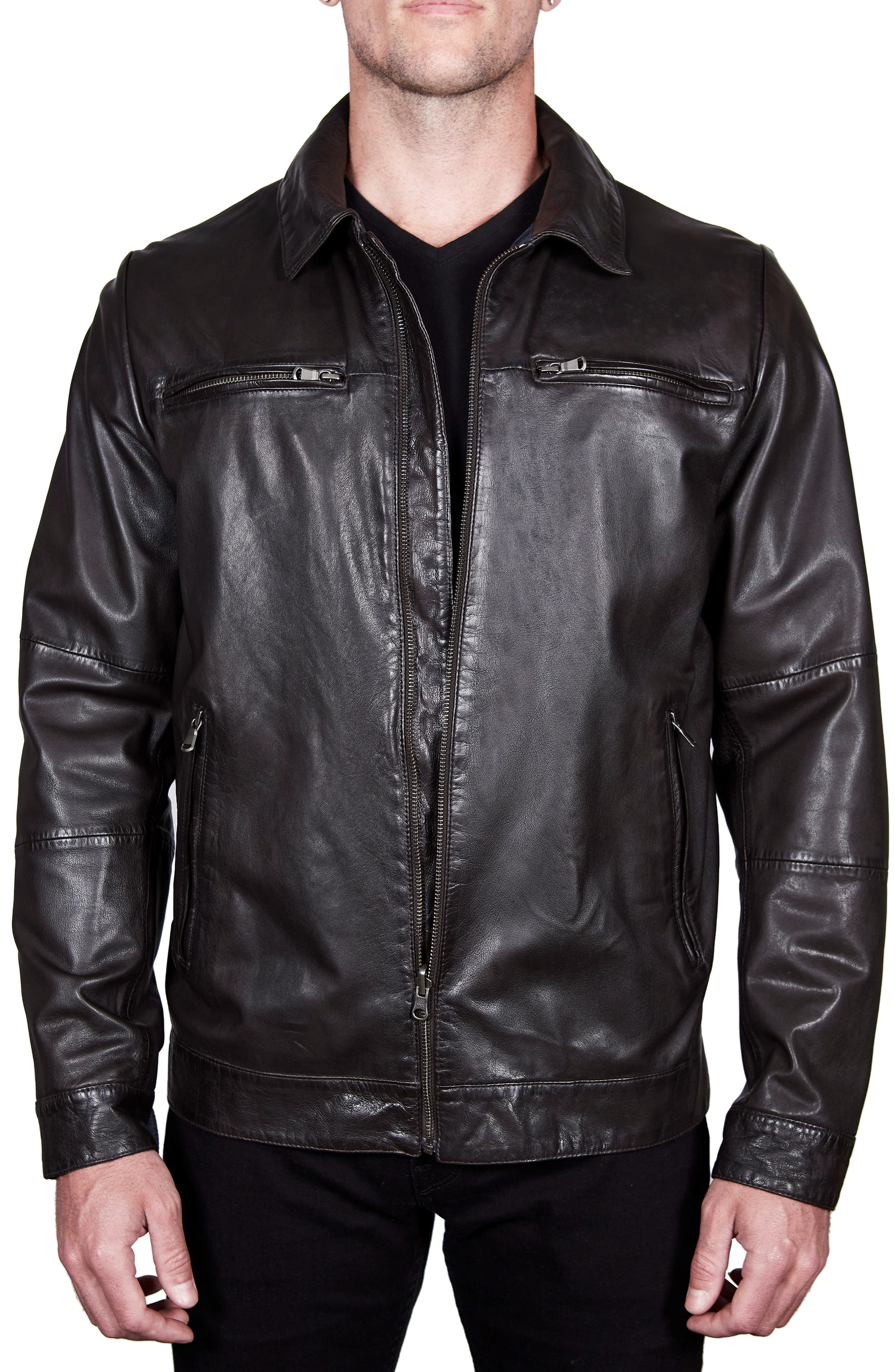 Missani Le Collezioni Reversible Leather Jacket