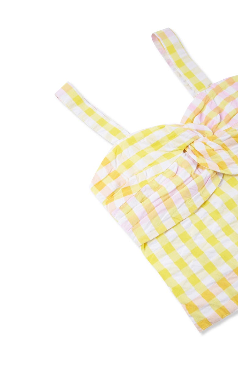 Truce Kids' Gingham Tank Top & Flare Pants Set, Alternate, color, Plaid