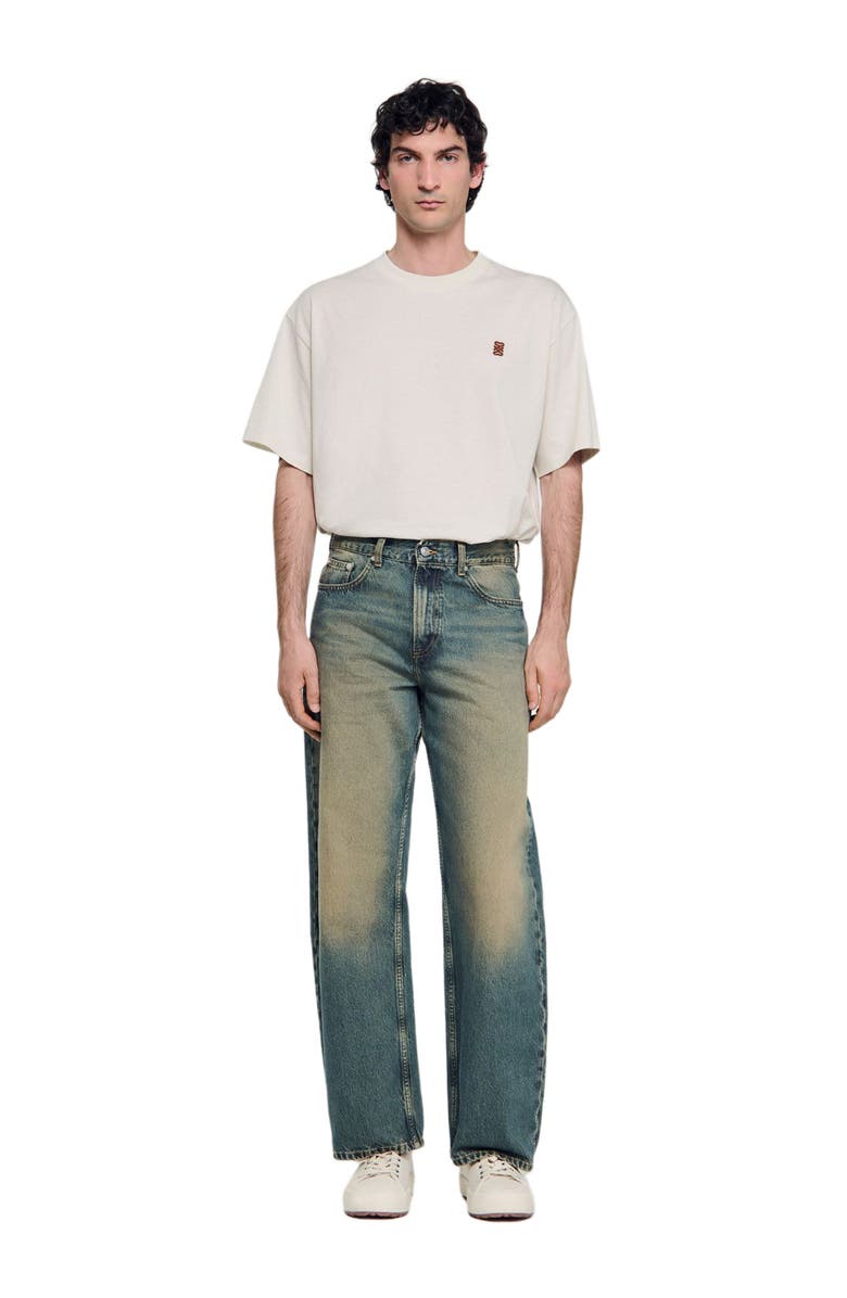 SANDRO Baggy jeans, Main, color, Blue Vintage - Denim