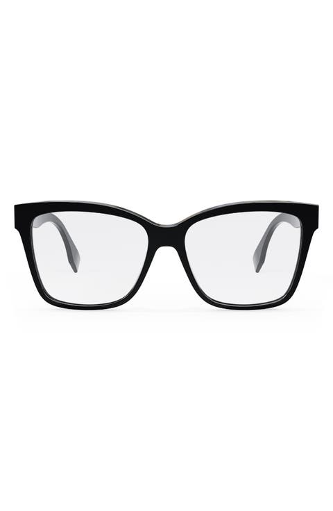 Maxi Fendi O'Lock 55mm Square Glasses