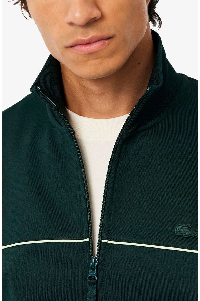 Loose Fit Quarter Zip Pullover, Alternate, color, FOREST GREEN
