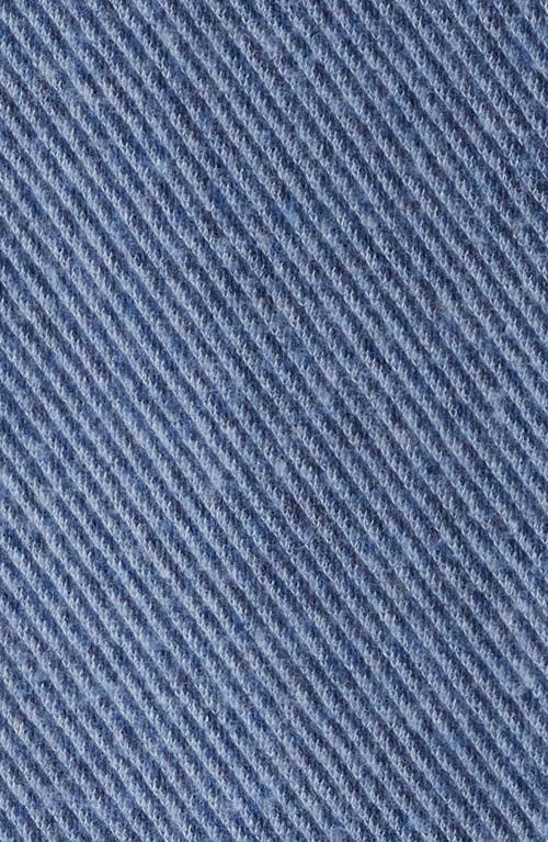 Johnnie-o Carl Brushed Knit Button-up Shirt In Blue