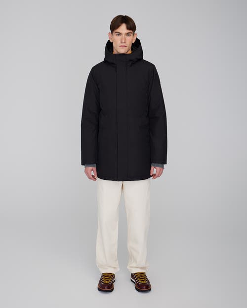 Quartz Co. Alban | Hooded Insulated Winter Jacket In Black
