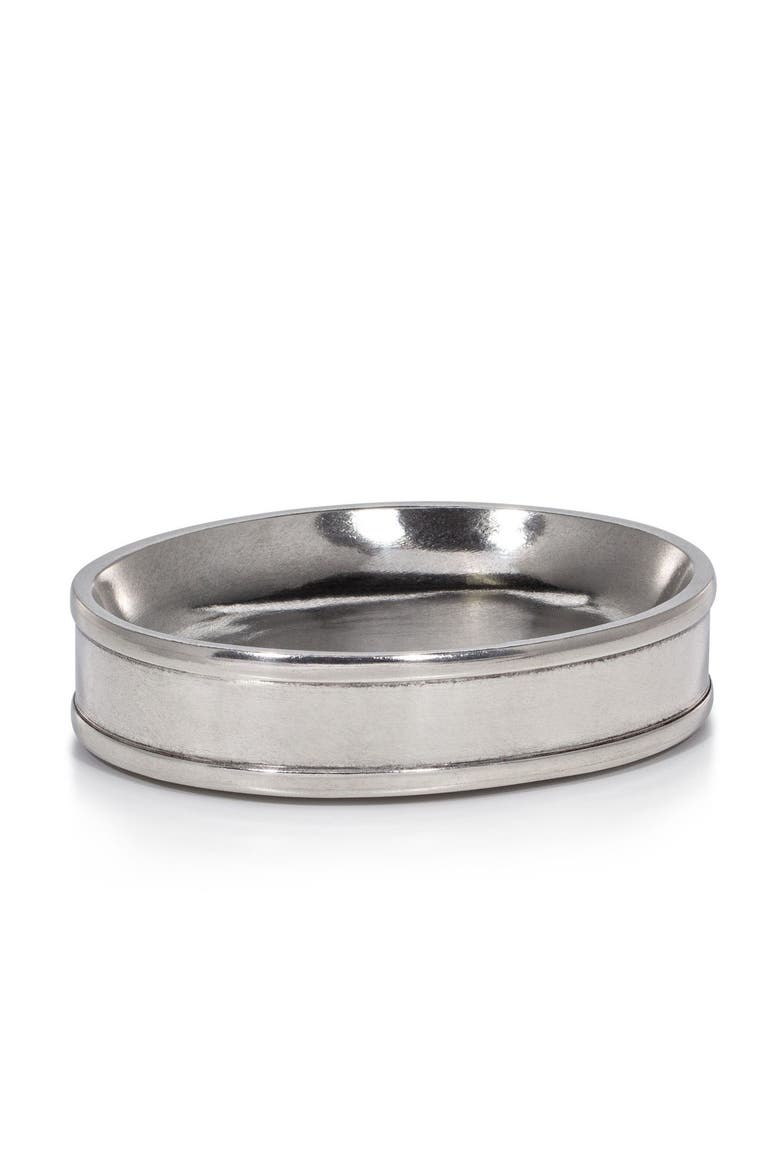 Contempo Polished Soap Dish, Alternate, color, SILVER