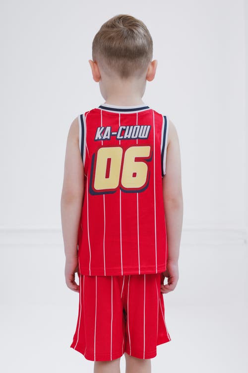 Disney Athletic Tank Top & Shorts Set In Red