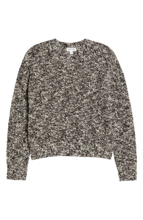 Sparkle Textured Crewneck Sweater