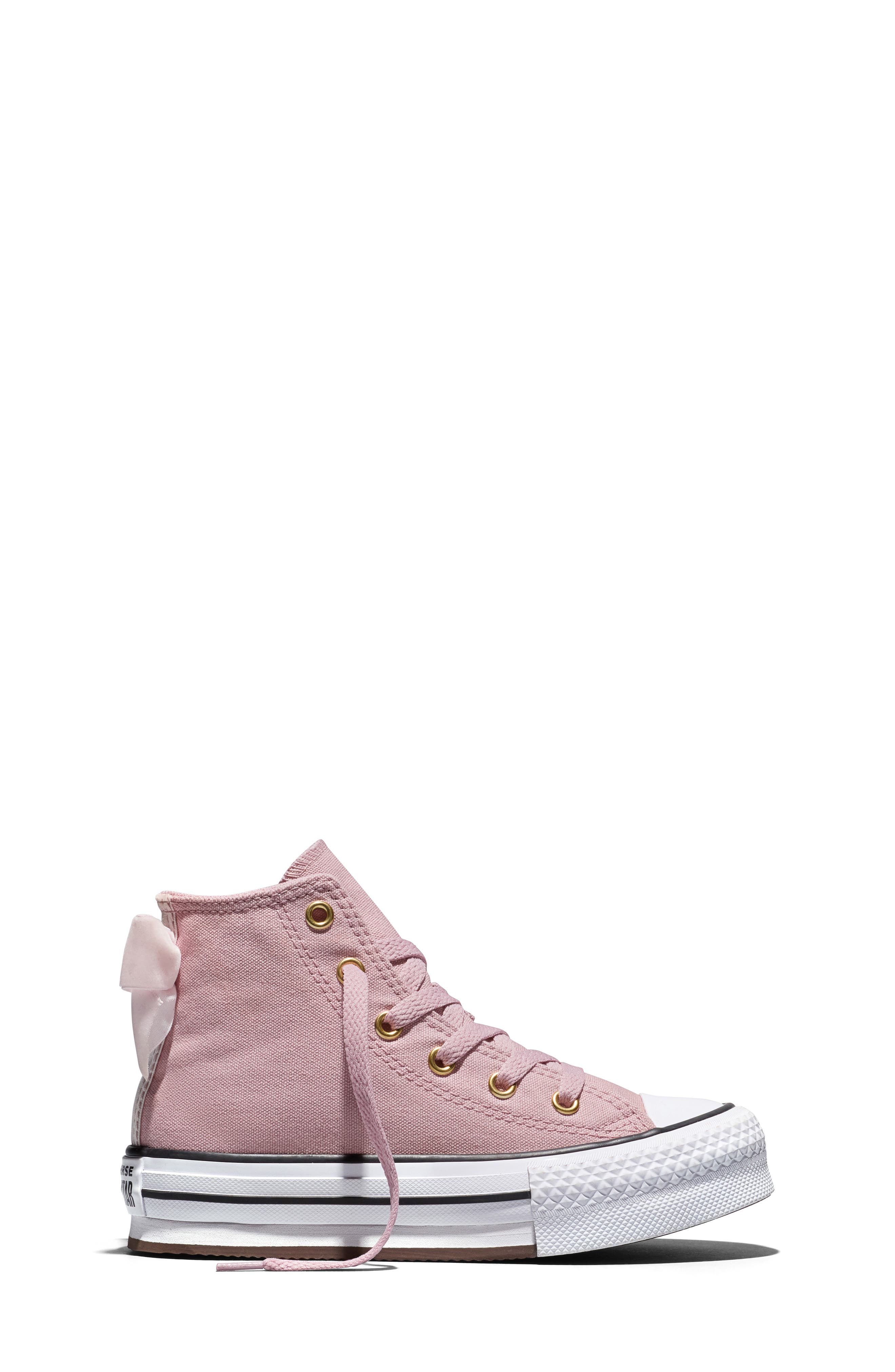 Kids' Chuck Taylor All Star EVA Lift High Top Sneaker, Alternate, color, PETAL PIT/ BLACK/ WHITE