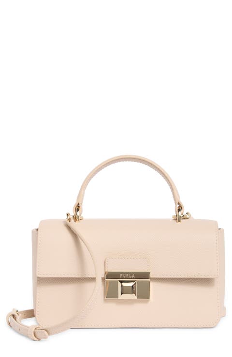 Venere Micro Leather Top Handle Bag