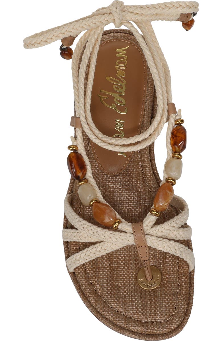 Sam Edelman Rori Ankle Wrap Sandal, Alternate, color, Natural Sand