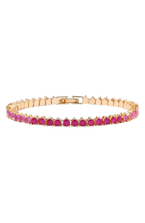 Isabella Birthstone Tennis Bracelet