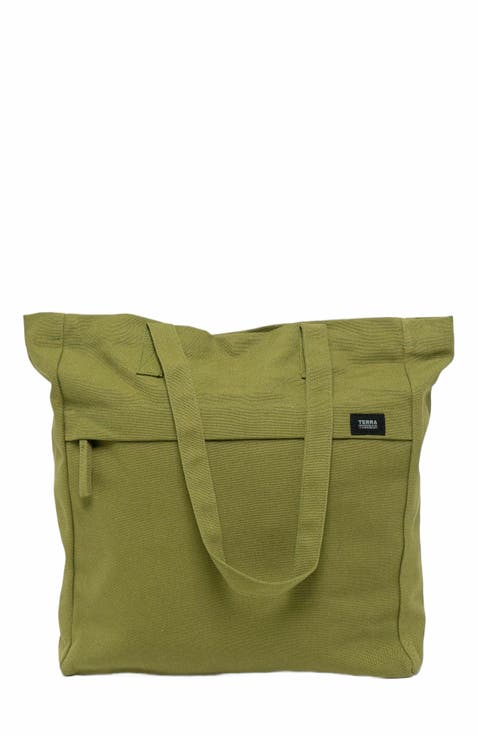 Organic Cotton Canvas Work Tote Bag