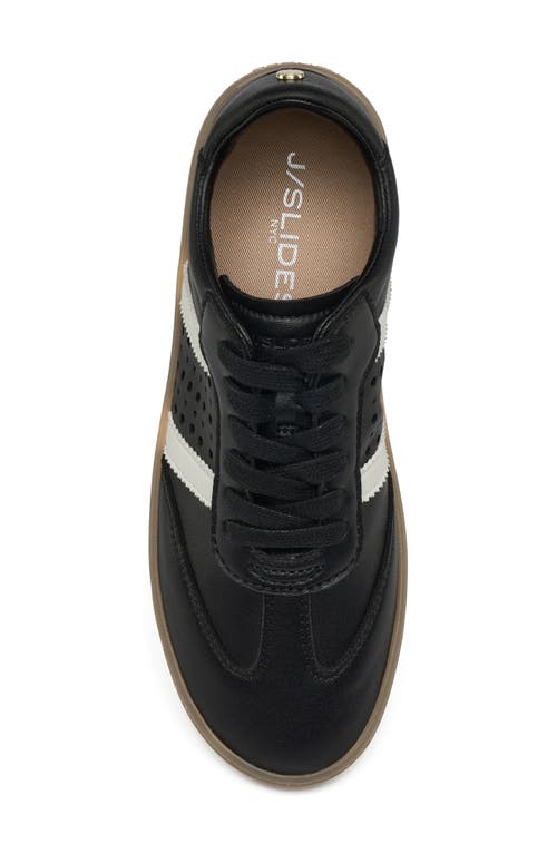 JSLIDES JSLIDES HATTIE PERFORATED LOW TOP SNEAKER