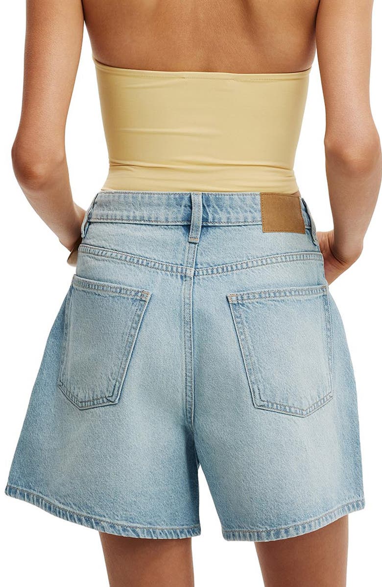 Cotton On High Waist '90s Denim Shorts, Alternate, color,