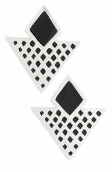 Karine Sultan Cosmic Shield Earrings