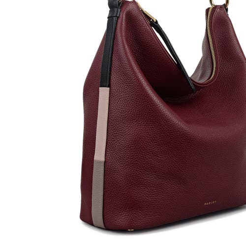 Radley Waterloo Way Medium Ziptop Shoulder Bag In Burgundy