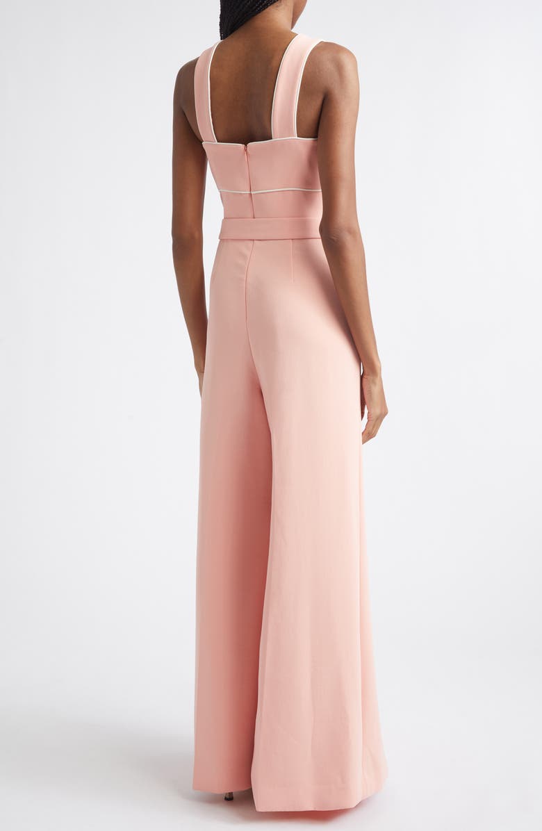 Reiss Dia Piping Detail Jumpsuit, Alternate, color, Pink