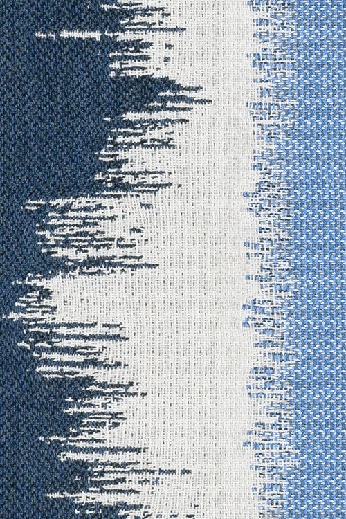 Elaine Smith Murmur Sunbrella Pillow, Dark Blue