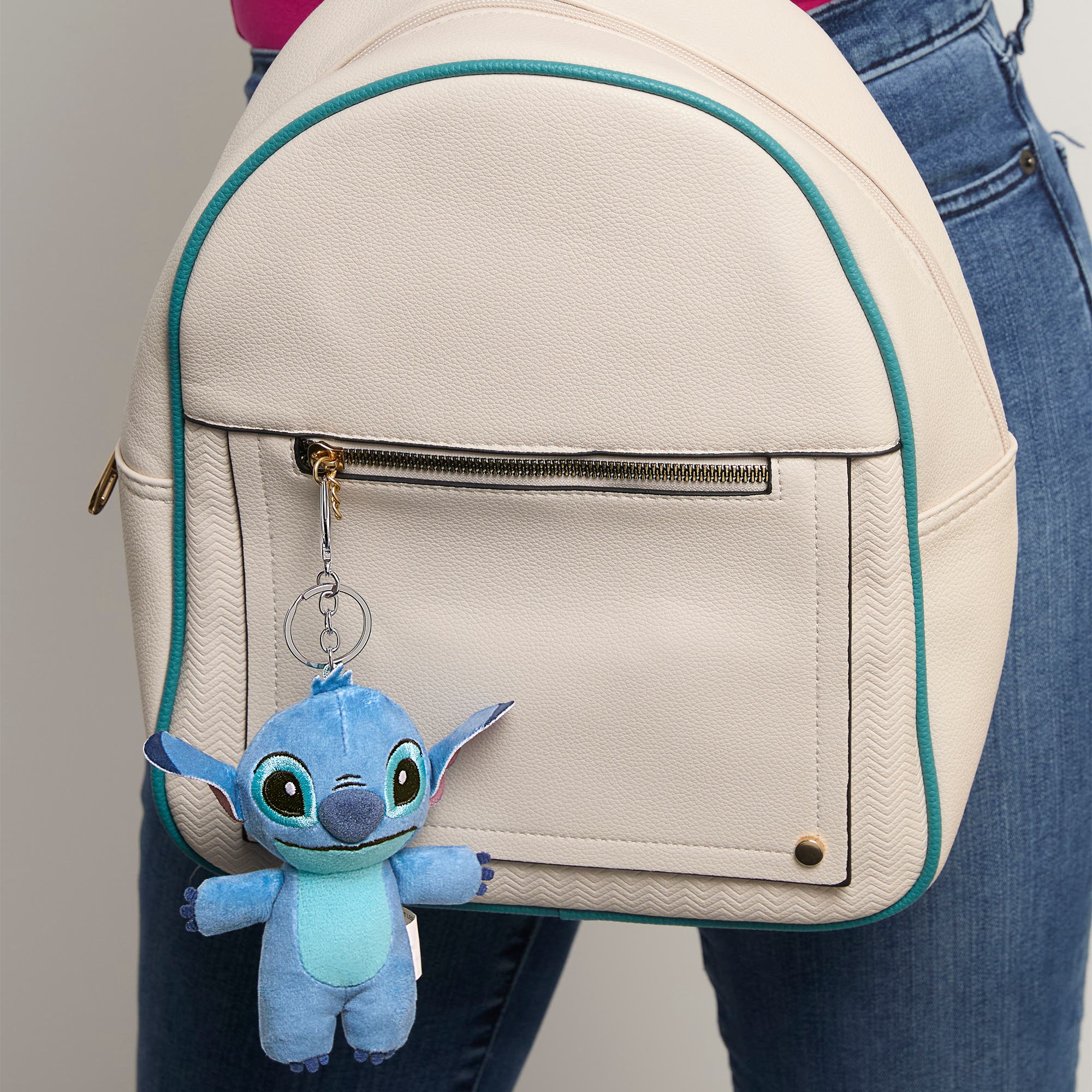 Disney Stitch Plush Keychain, Alternate, color, 