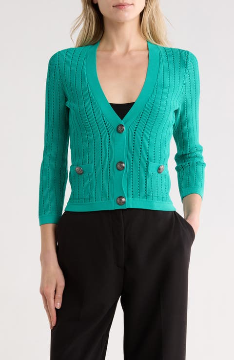Irvin Pointelle Cardigan