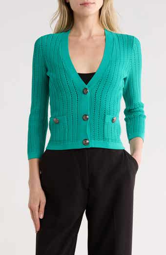 L'AGENCE Irvin Pointelle Cardigan