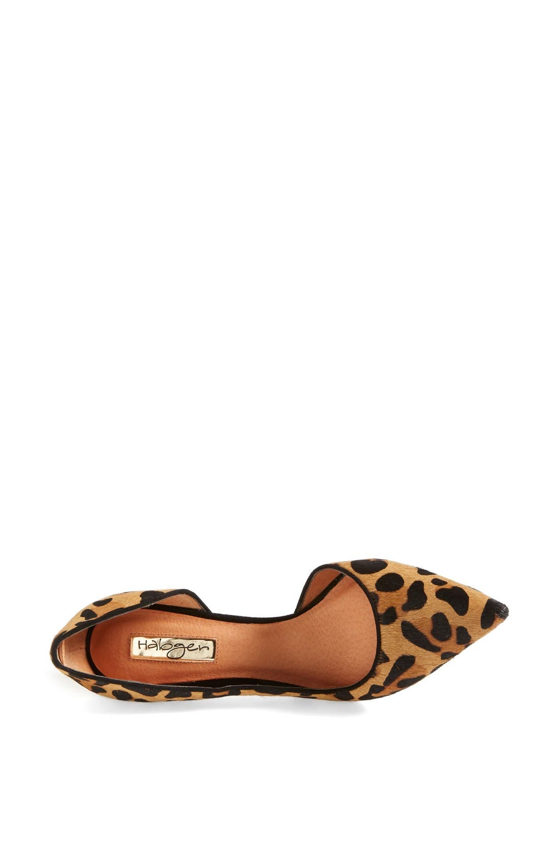 'Marlie' Pointy Toe Pump, Alternate, color, TAN LEOPARD PRINT