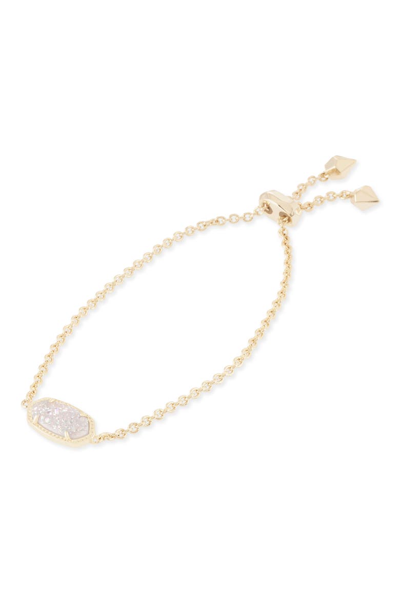 Elaina Bracelet, Alternate, color, IRIDESCENT DRUSY/ GOLD