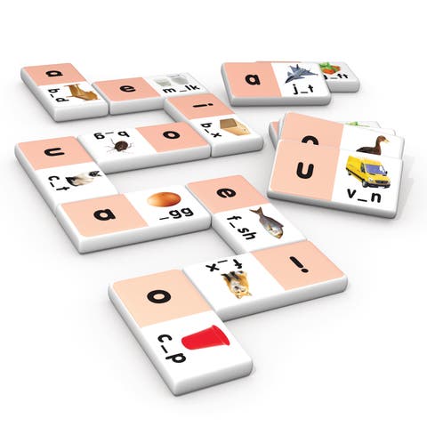 Short Vowel Dominoes Action Tile Game