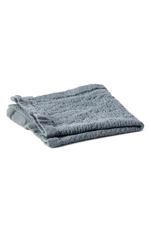 Coyuchi Adriatic Organic Cotton Washcloth in River 