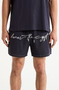 HONOR THE GIFT Hybrid Cursive 5-Inch Swim Trunks