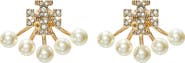 Tory Burch Moondance Pearl Front-Back Earrings