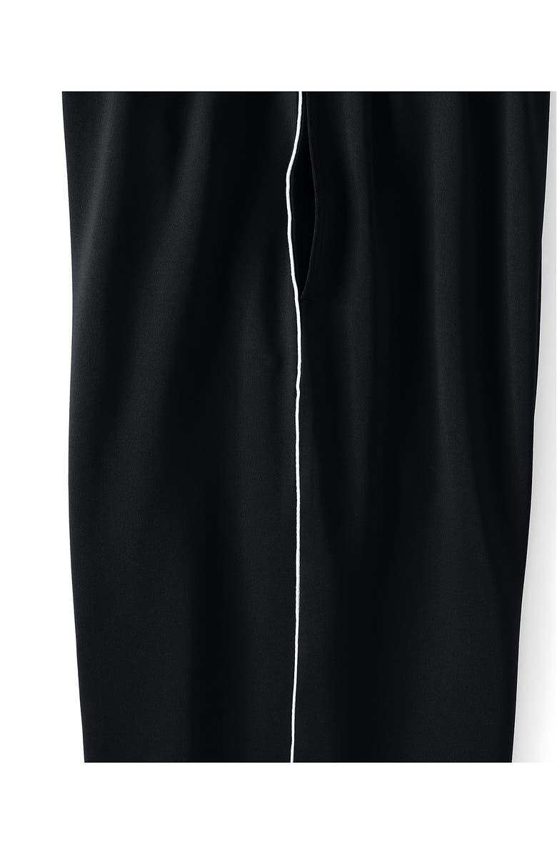 Lands' End School Uniform Active Performance Track Pants, Alternate, color, Black