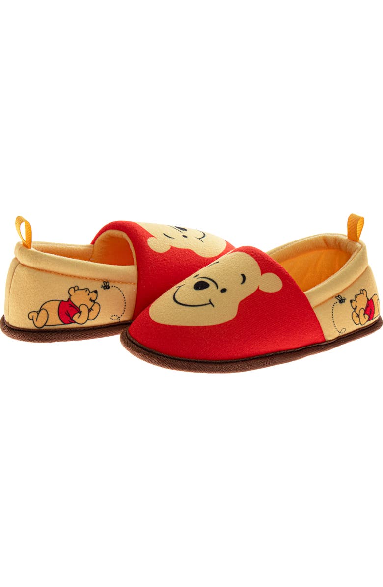 Disney Winnie the Pooh Kids
Slippers - Plush, Warm, and Soft House Shoes, Alternate, color, Yellow/Red