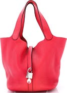 Pre-Owned Hermes Picotin Lock Bag Clemence MM