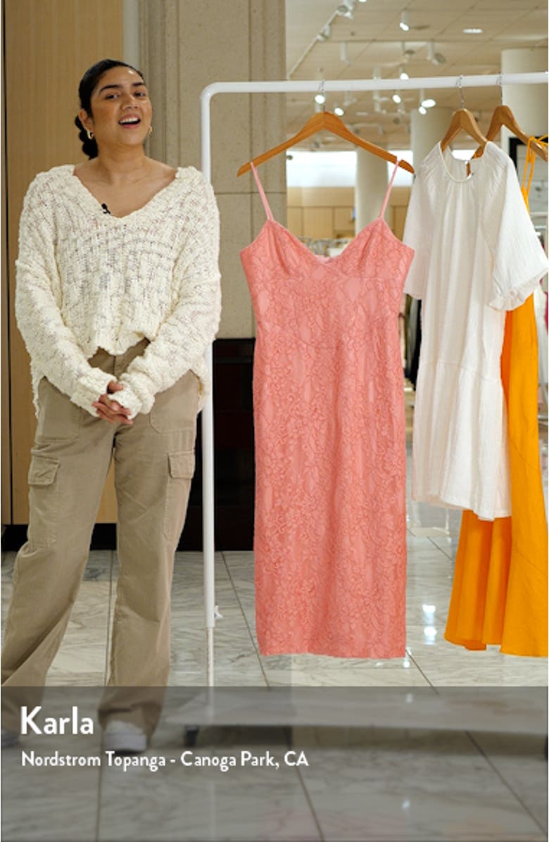 Hadley Lace Midi Dress, sales video thumbnail