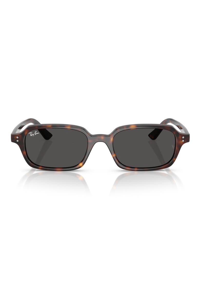 Zuri 51mm Pillow Sunglasses, Main, color, HAVANA / DARK GREY