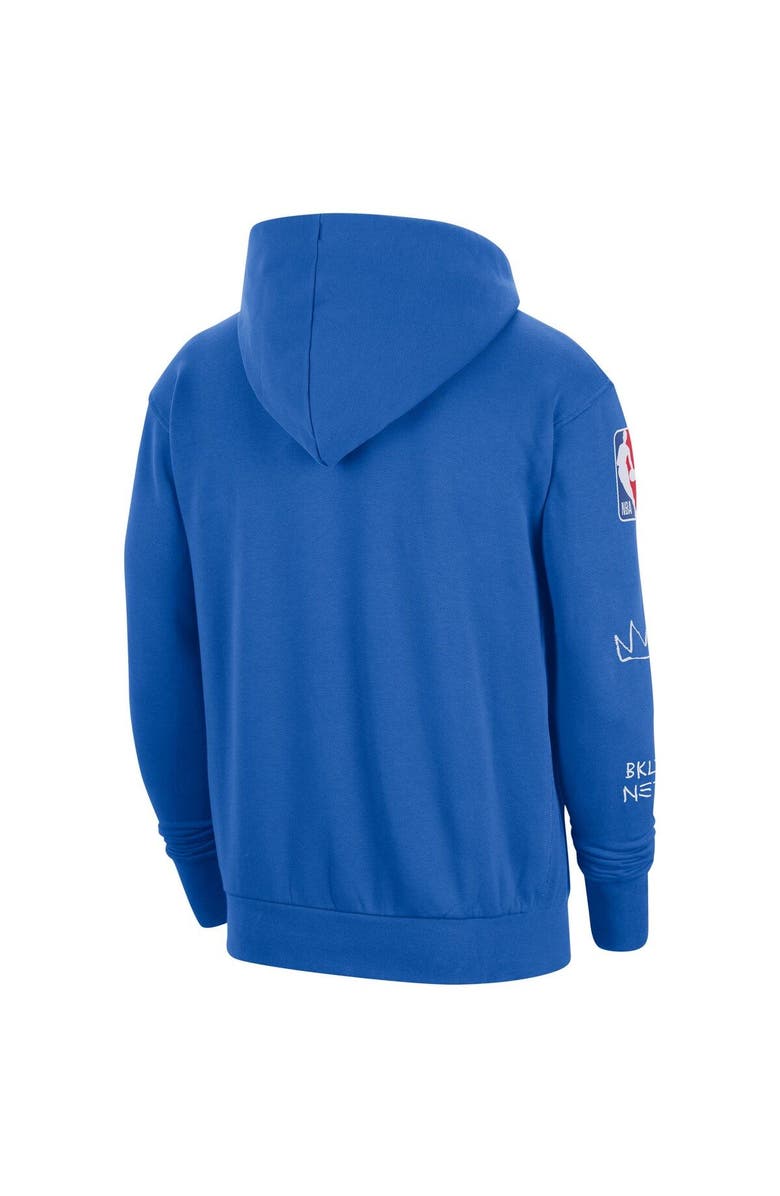 Nike Men's Nike Royal Brooklyn Nets 2022/23 City Edition Courtside Heavyweight Fleece Pullover Hoodie, Alternate, color, 