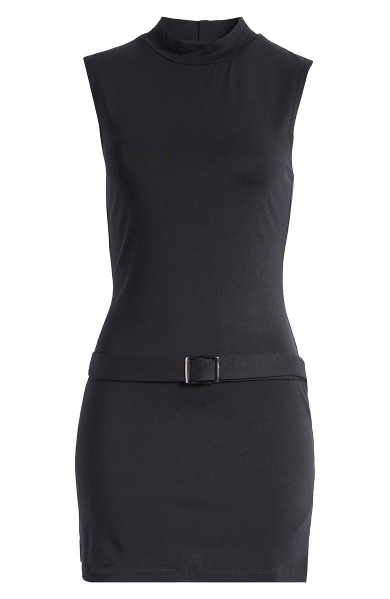 Reformation Jemma Sleeveless Belted Minidress, Alternate, color, 