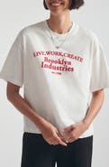 Brooklyn Industries Live, Work, Create Graphic T-Shirt