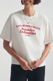 Brooklyn Industries Live, Work, Create Graphic T-Shirt
